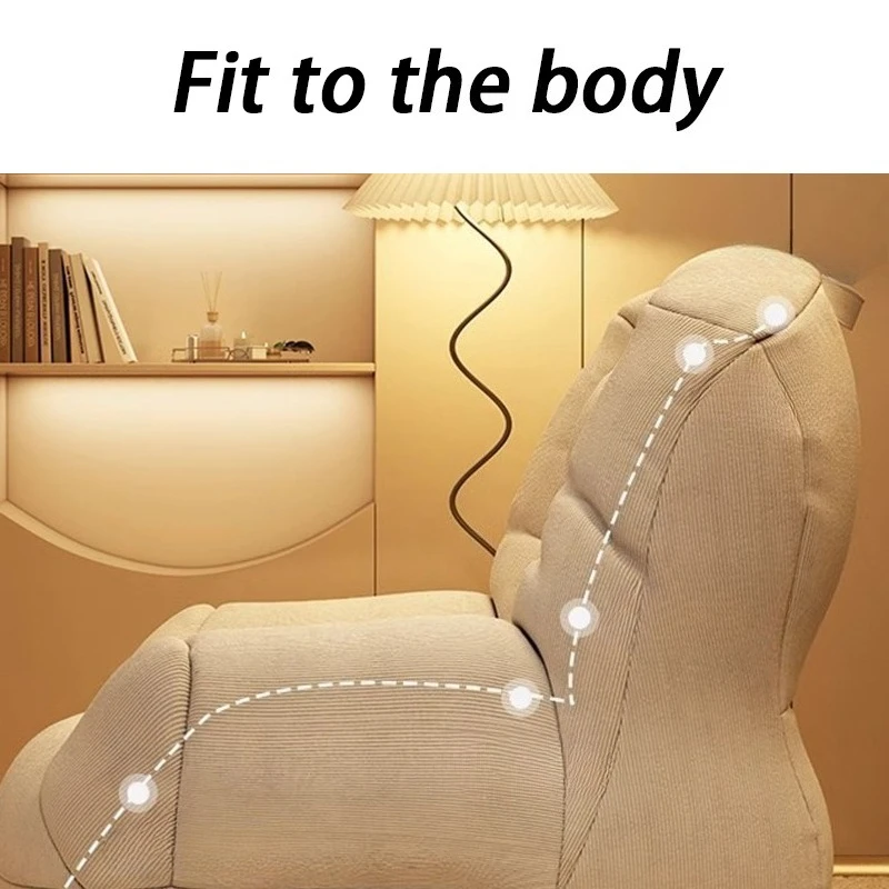 أرائك كسولة على شكل كيس فول إسكندنافية بسيطة لشخص واحد أريكة مريحة وخفيفة الوزن وأرائك منتفخة لغرفة المعيشة المنزلية أريكة صالة كبيرة #3