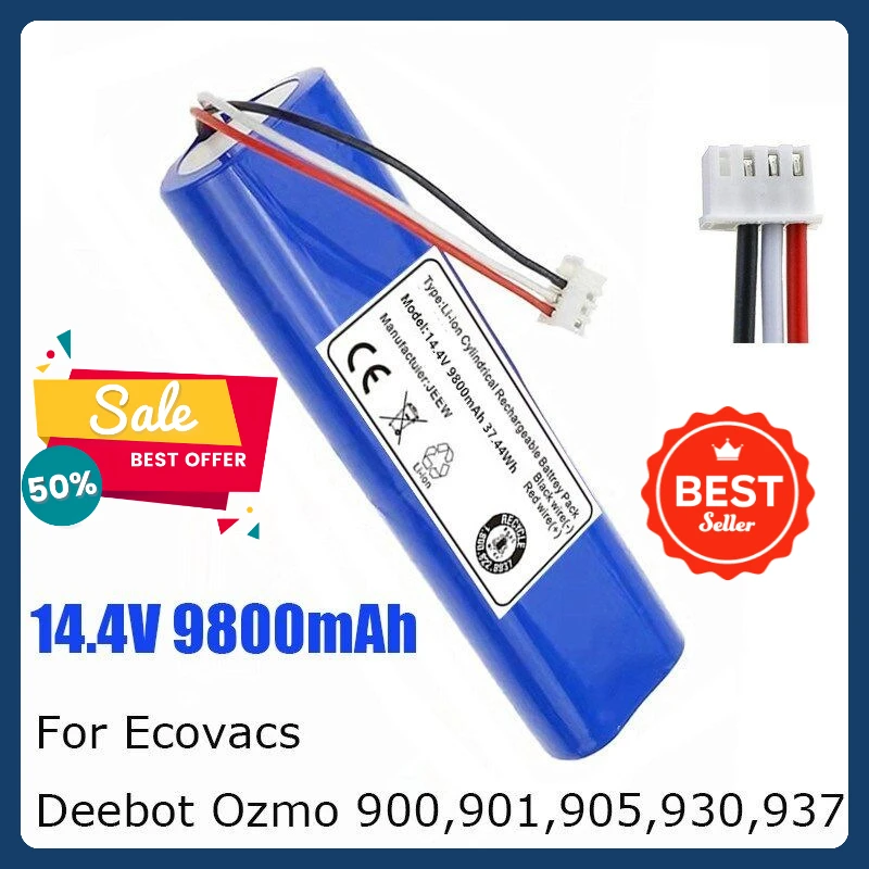 

For Ecovacs Batteries DJ35/65/DG36/31/DK35/45/DN55/520 Robot Vacuum Cleaners Rechargeable Batteries