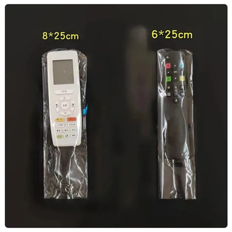 30/90/180pcs Small Transparent Cover Air Conditioner Smart TV Remote Control Protective Case Dust-Proof Waterproof Heat Film