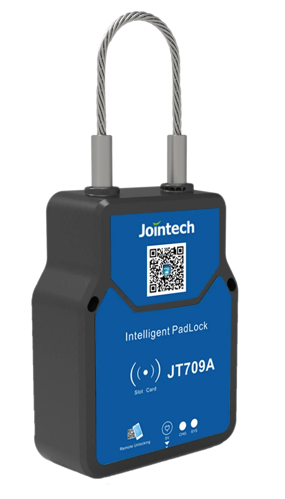 Jointech Jt709A Logistic Cargo Lock Gps Tracker Smart Ble Gps E-Seal Tracking Padlock Wagon Electronic Locking Navigation Seal