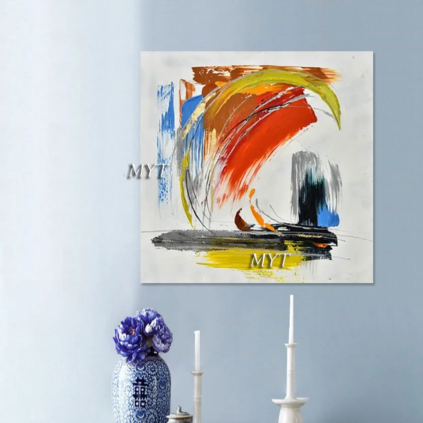 

Картина на льняном холсте, современные абстрактные художественные поделки, оригинальная картина маслом ручной работы с акриловой текстурой, безрамная, предметы декора гостиницы