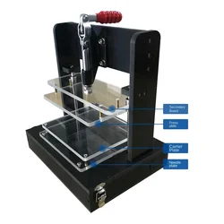 PCB Universal Test Stand PCBA Test Rack embrione Frame Test Jig fai da te Circuit Board Fixture 180x160MM con 4 schede acriliche