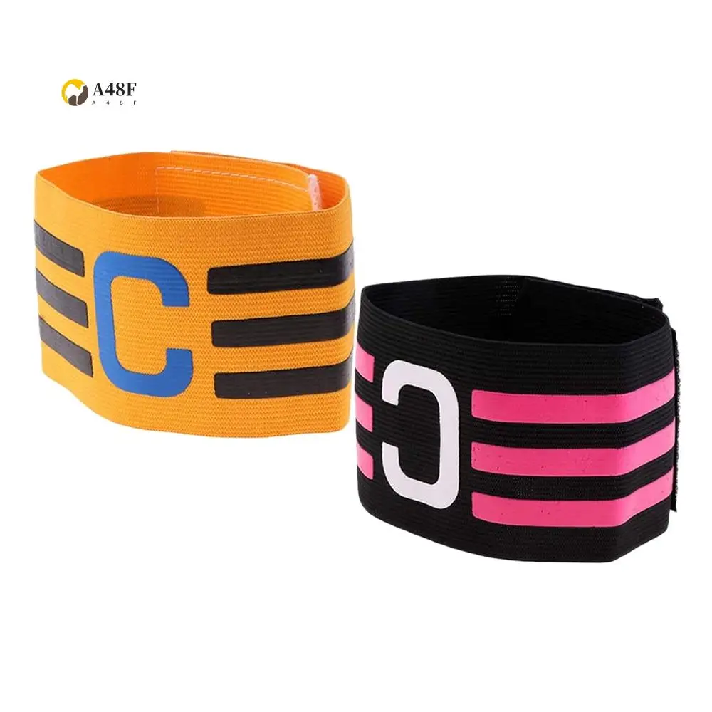 

A48F-2 шт. футбольная капитанская повязка, нейлоновая стандартная эластичная повязка, подходит для взрослых и детей