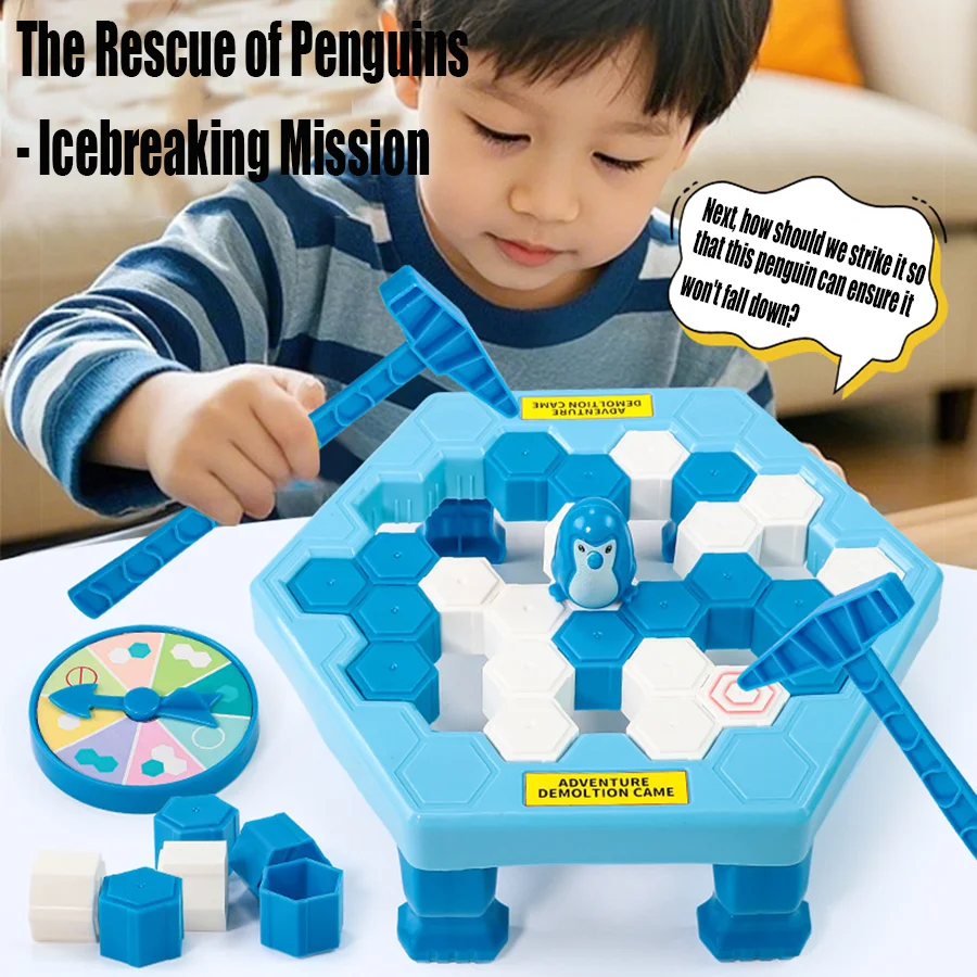

Спасите пингвинов — головоломка-головоломка "Ледокол". Интерактивные игрушки и подарки для совместных занятий родителей и детей.
