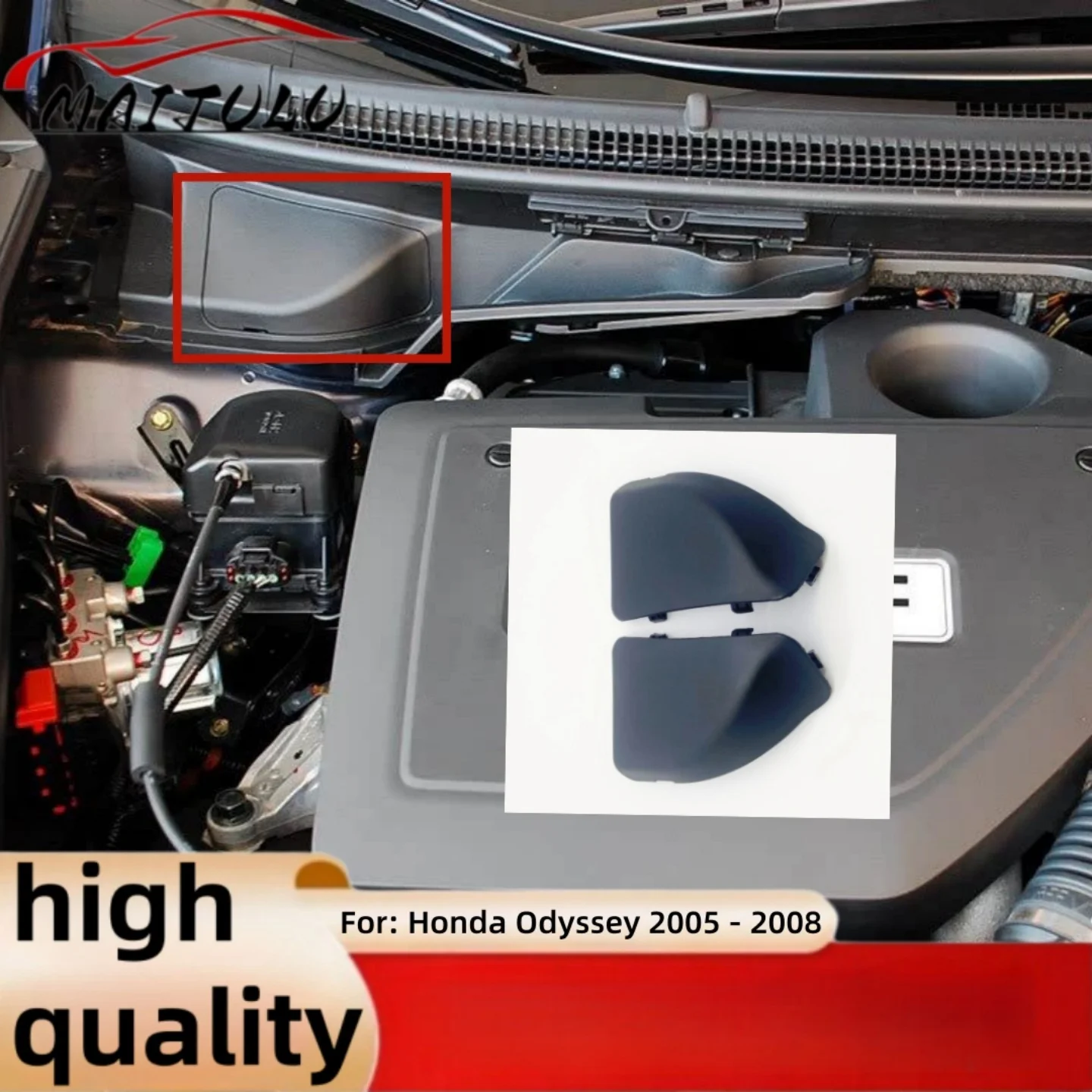 Auto Engine Hood Hinge Cover for HONDA ODYSSEY 2005 2006 2007 2008 RB1 74212-SFE-000  74211-SFE-000