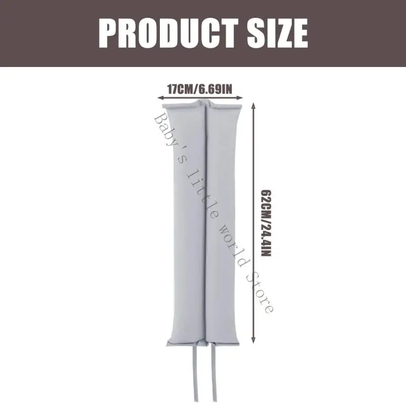 Bed Rails Safety Cover Impact Absorbing Cotton Paddings Secure Fitting Universal Size Easy to Install for Family Use B2EB