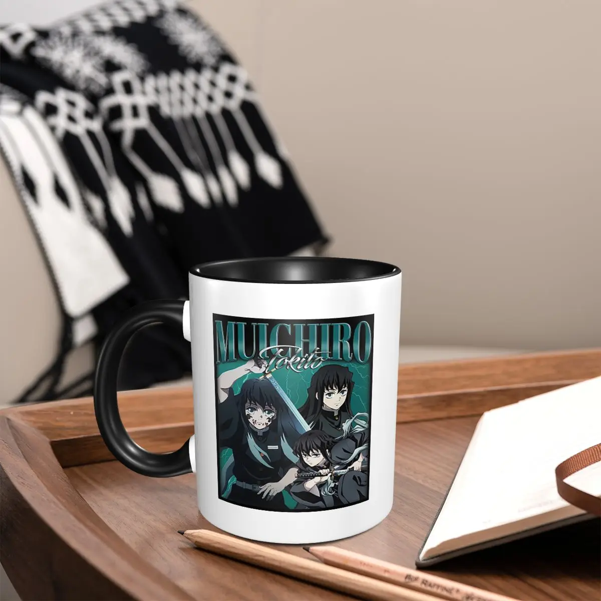 

Muichiro Muichiro Tokito Mug Funny Ceramic Coffee Cups Tea Mugs Milk Cup Drinkware Gift for Woman Man