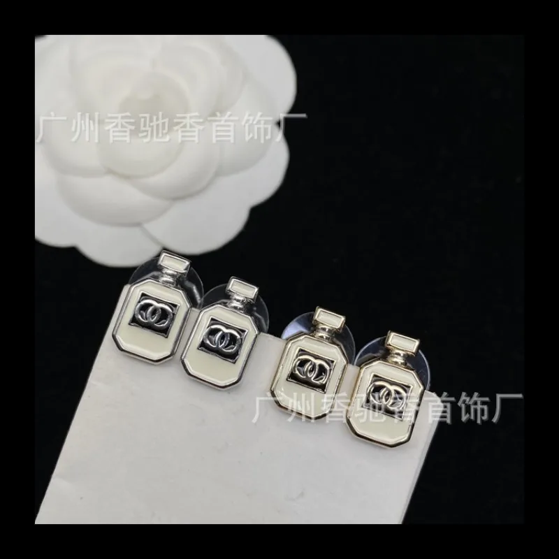 

Бабушка Сян, мини-эмаль, темперамент, серьги-гвоздики для флакона духов, высокое качество, универсальные серьги-гвоздики из серебра 925 пробы с иглами для женщин