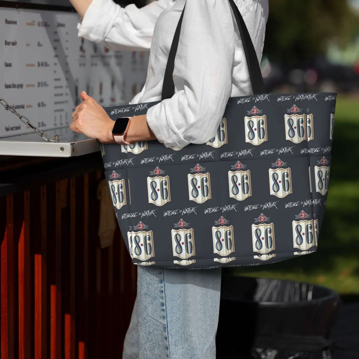 

Beer 8.6 BAVARIA Beach Tote Bag Sport Gym Yoga Duffle Large Tote Bag Women Travel Bag Fitness bag