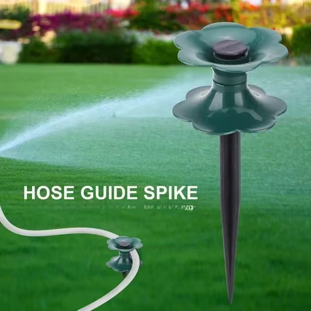 For Directing Hoses Around Lawns Green Black Garden Hose Guide Wheel Garden Tubing Roller Sturdy Plastic Construction