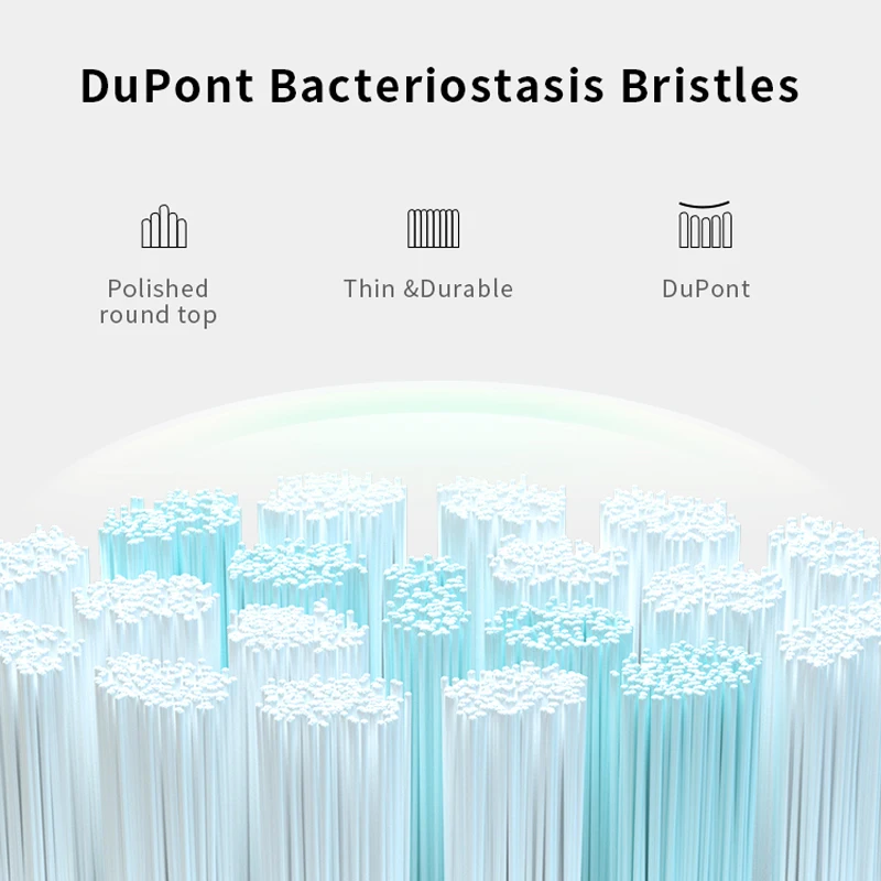 Seago-s2 s2 escova de dentes elétrica, 5 modos, clareamento, 2 minutos, temporizador inteligente, ipx7, com 3 cabeças de substituição