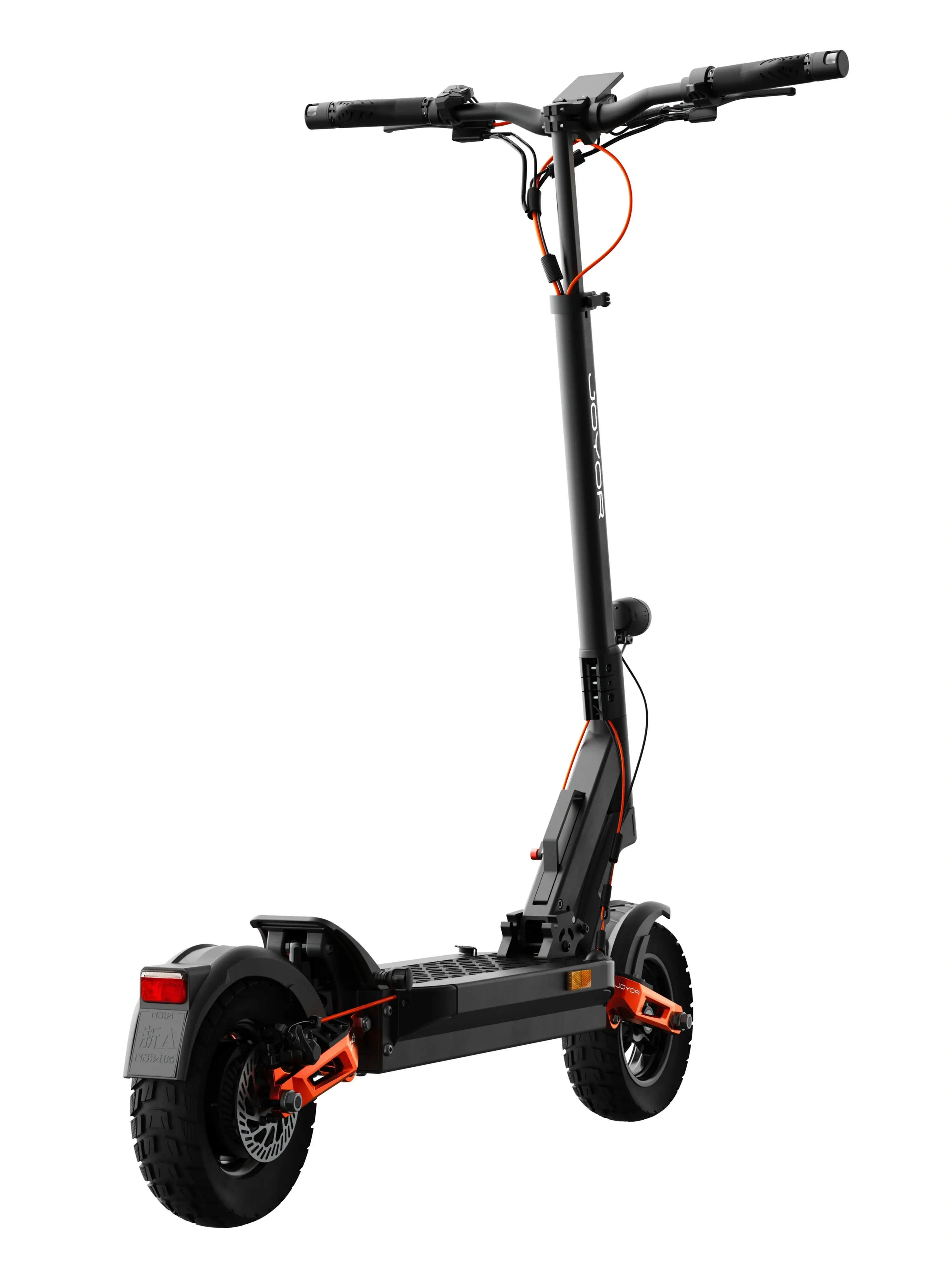 JOYOR T6E(ABE) Erwachsenen-Elektroroller 48V18AH Akku E-Mountain E-Scooter 10-Zoll Offroad-Reifen Faltbarer E-Scooter