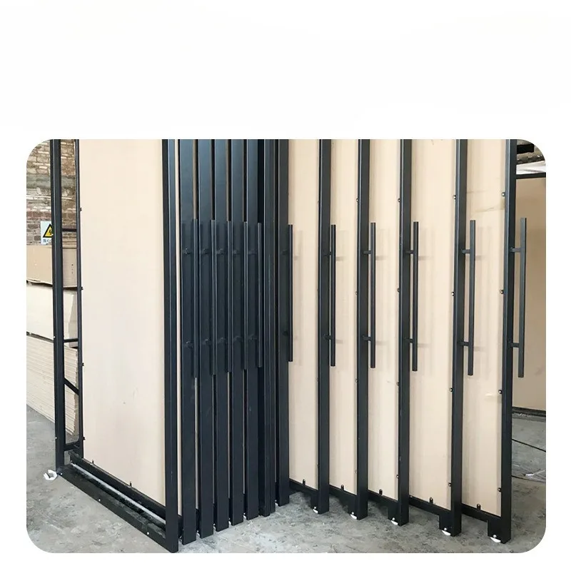 Vertical disassembly and assembly multi-functional floor-to-ceiling brown pad sponge pad display cabinet