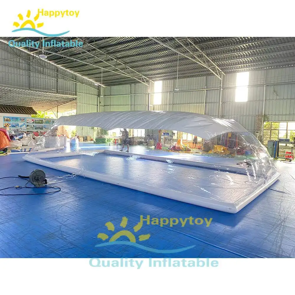Customized Size Bubble Transparent PVC Inflatable Swimming Pool Dome Cover Tent