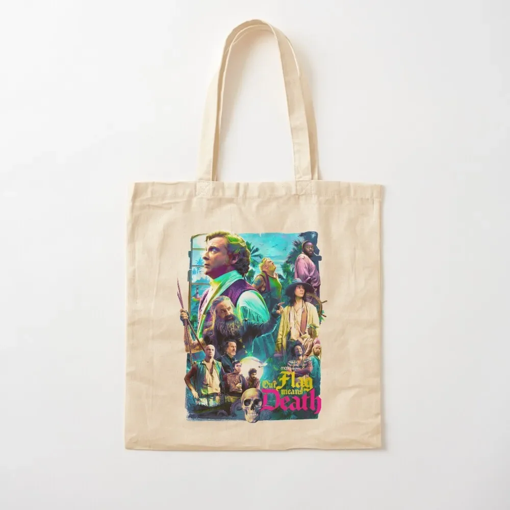 

2025 New Bags Our Flag Means Death Tote Bag cloth bag woman Shopper handbag Canvas shopper bag women canvas