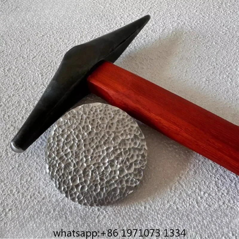 Hand Forging Silversmith Texturing Hammer Professional Jewelry Tool Double-ended Wooden Handle Small Size  Tools