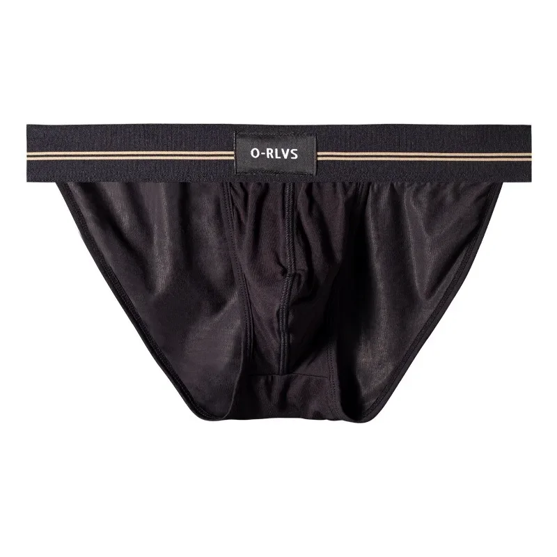 Simple modal men's underwear sports low waist, breathable U convex high fork briefs OR6109