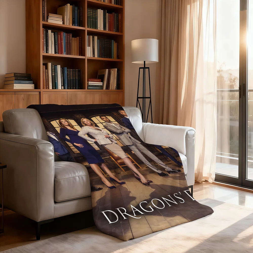 Reality Show D-Dragons D-Den-N S22 Blanket Soft Throw Blanket for Home Bedroom Bed Sofa Picnic Travel Office Rest Blanket Gift