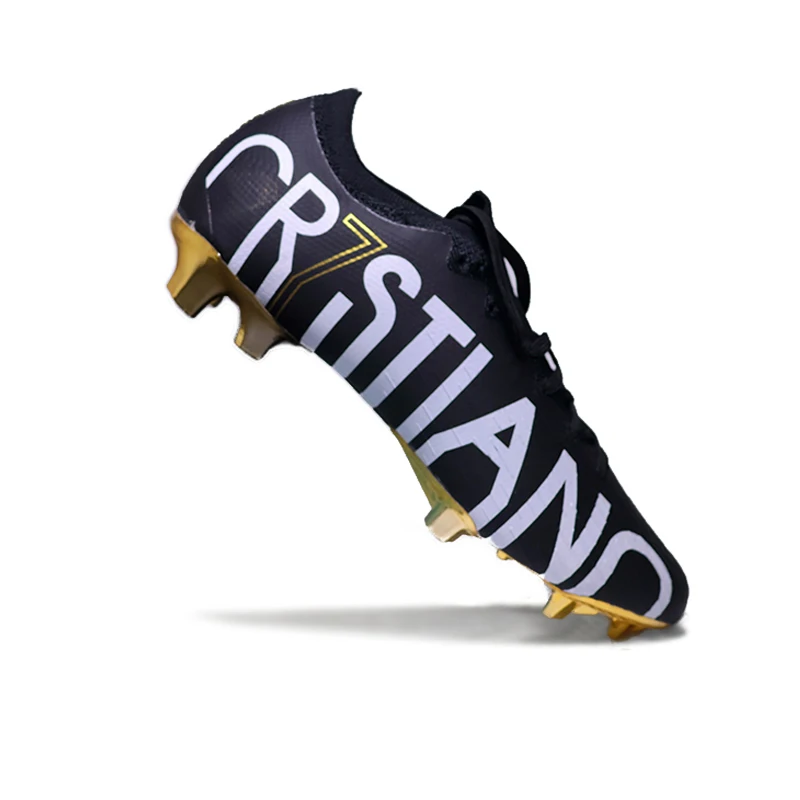 

Lace-up Mens Soccer Shoes Outdoor Non-Slip Turf Soccer Cleats for Youth TF/FG Training Football Boots Chuteira Campo