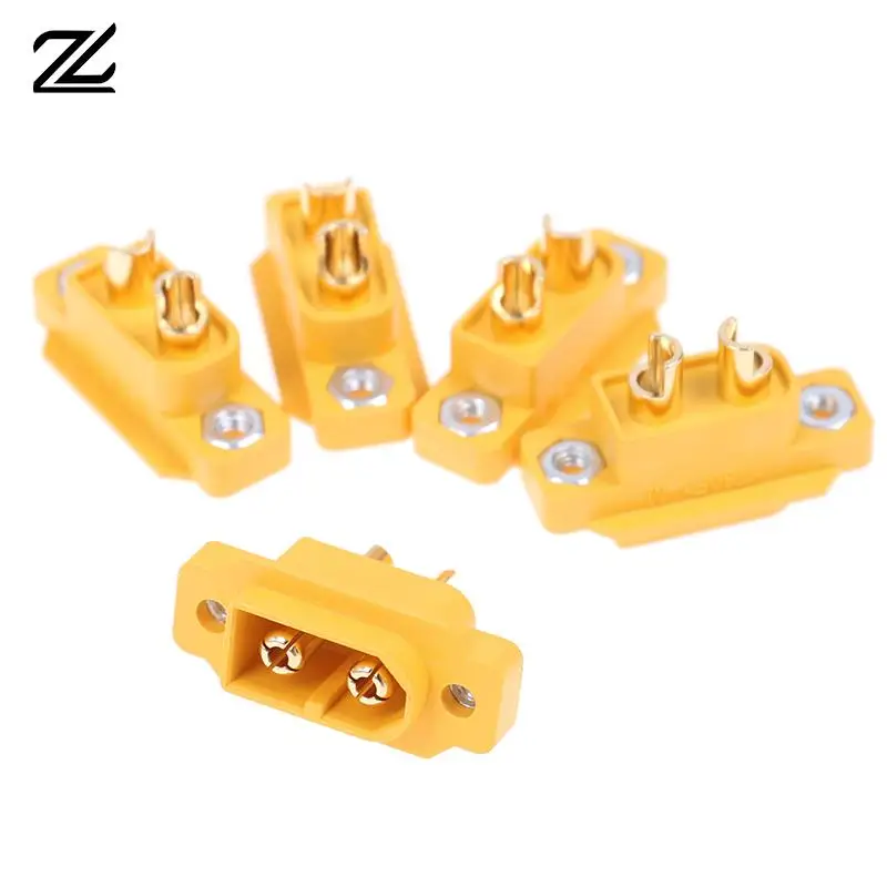 5pcs AMASS XT60E-M Mountable XT60 Male Plug for RC Drone Racing Fixed Board