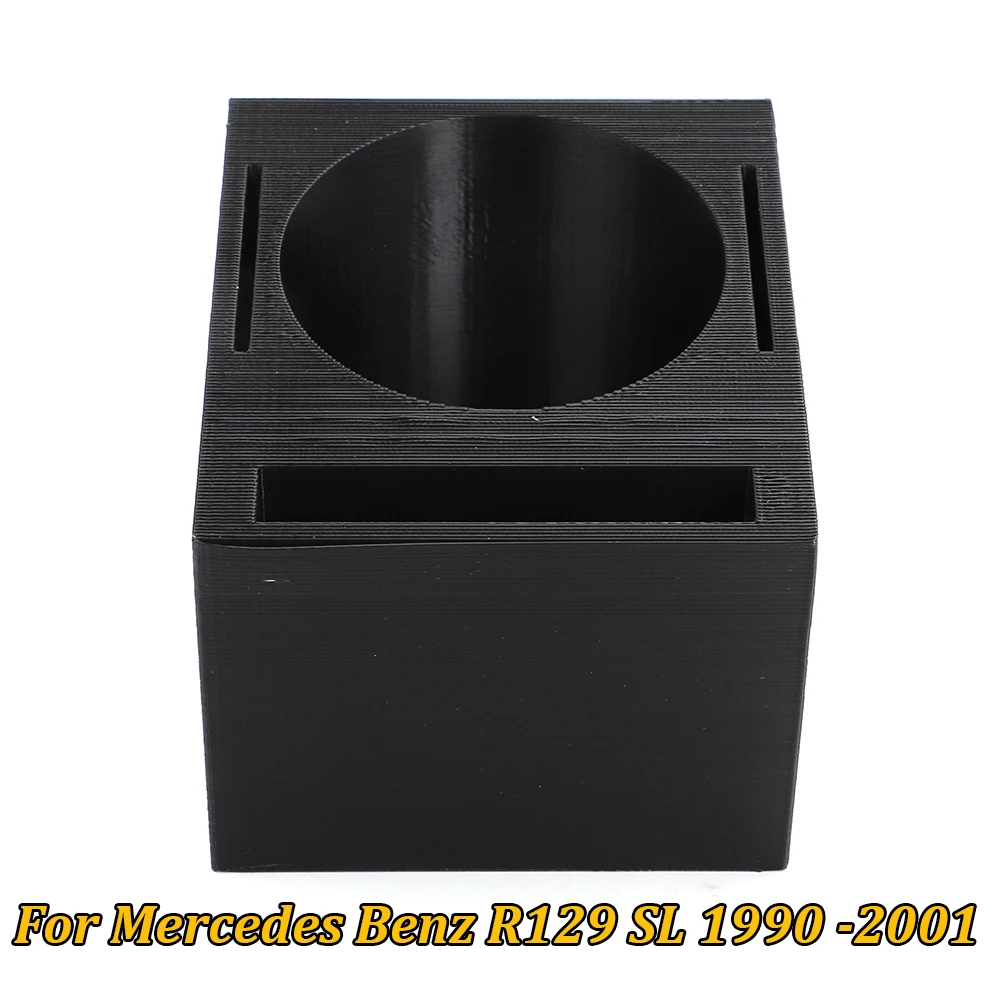 Center Console Water Cup Holder For Mercedes Benz R129 SL 1990-01 Front Cup Holder w/ Phone Slot Standard Model