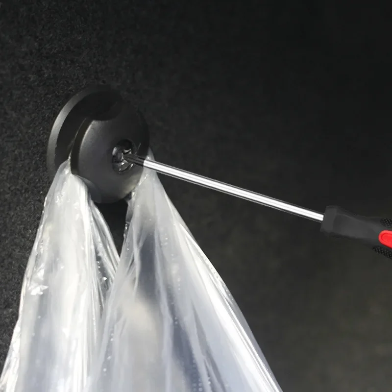 Car Trunk Hooks Organizer Back Rear Cargo Mounting Luggage Net Fixing Fastener Hooker Car Modified with Screw Adhesive Tape Kit