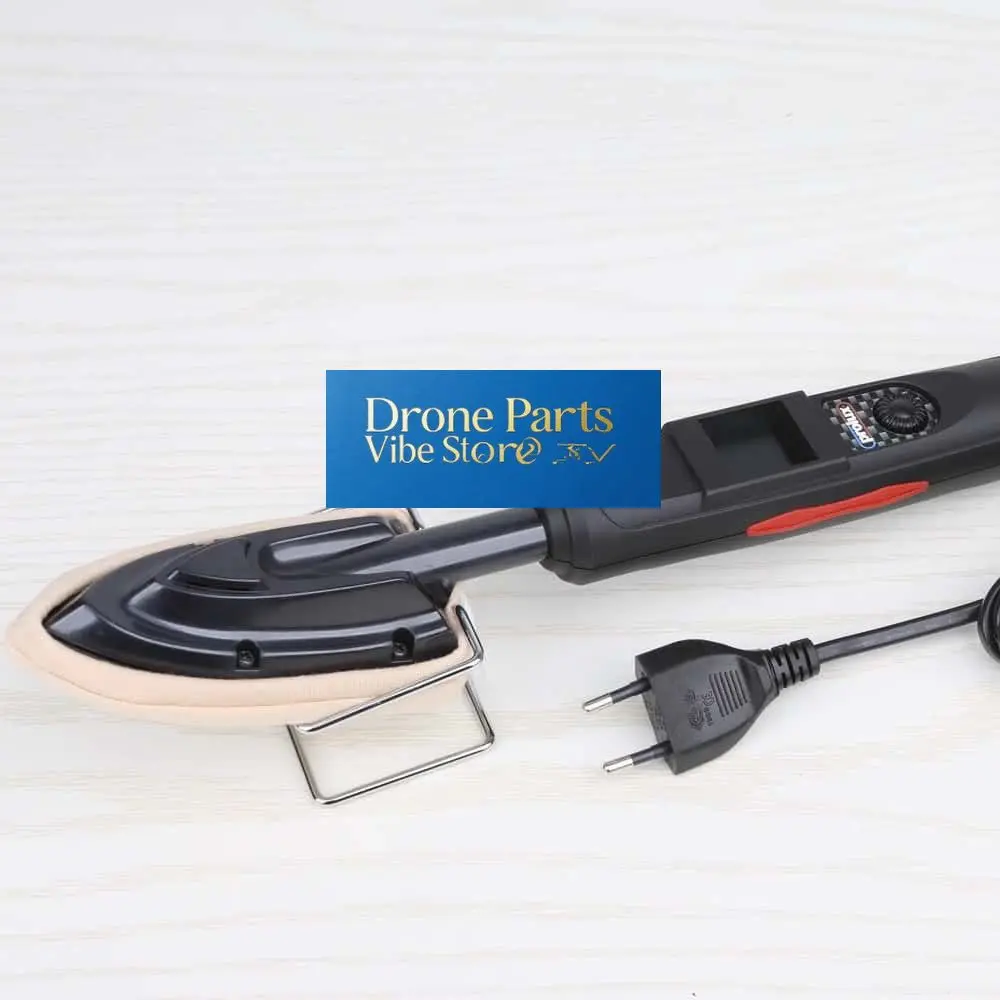 DronePPROLUX 220V TFT Digital Color LCD Display Temperature Adjustable Sealing Iron For RC Airplane Fixwing Model