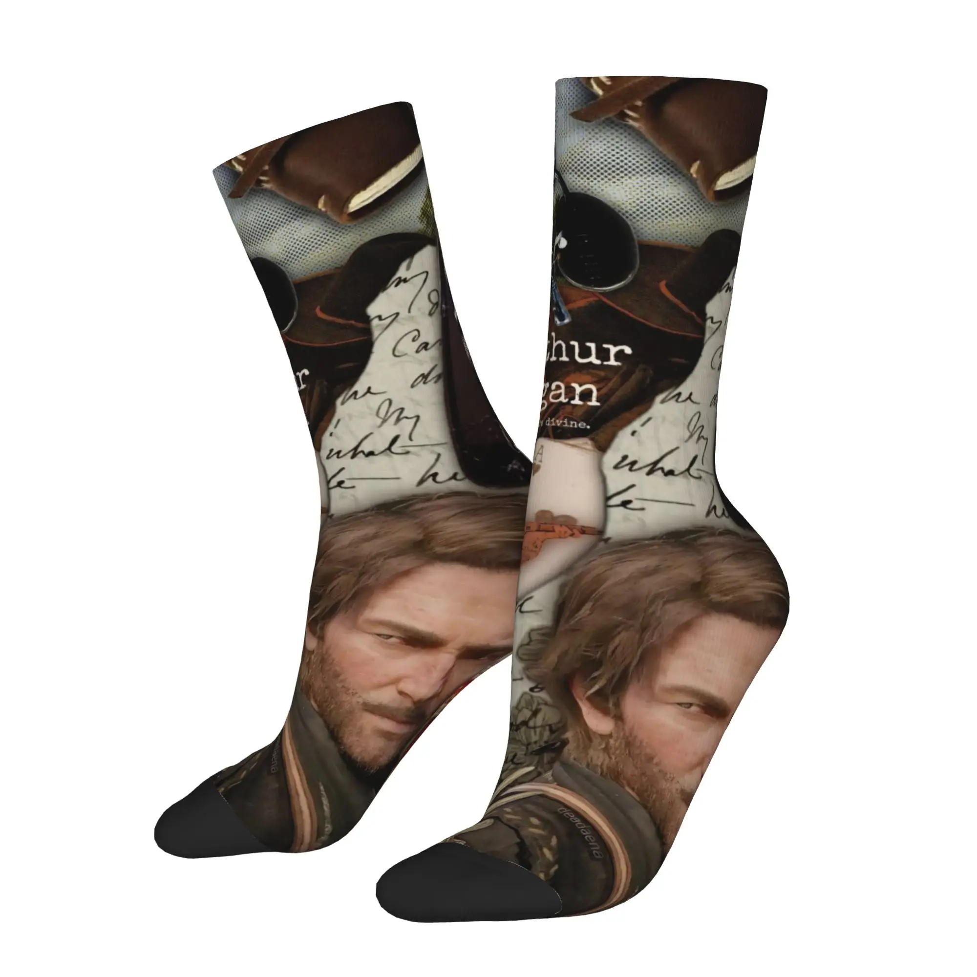 Happy Funny Men's Socks Casual Red Dead Redemption Sock John Abigail Jack Skateboard Women Stockings Spring Summer Autumn Winter