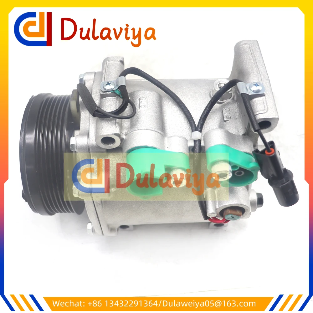 ضاغط التيار المتردد التلقائي لميتسوبيشي لانسر أوتلاندر L4 2.4L 2004-2006 7813A325 MN185233 AKC200A560C MR513358 MN151571 78497 #2