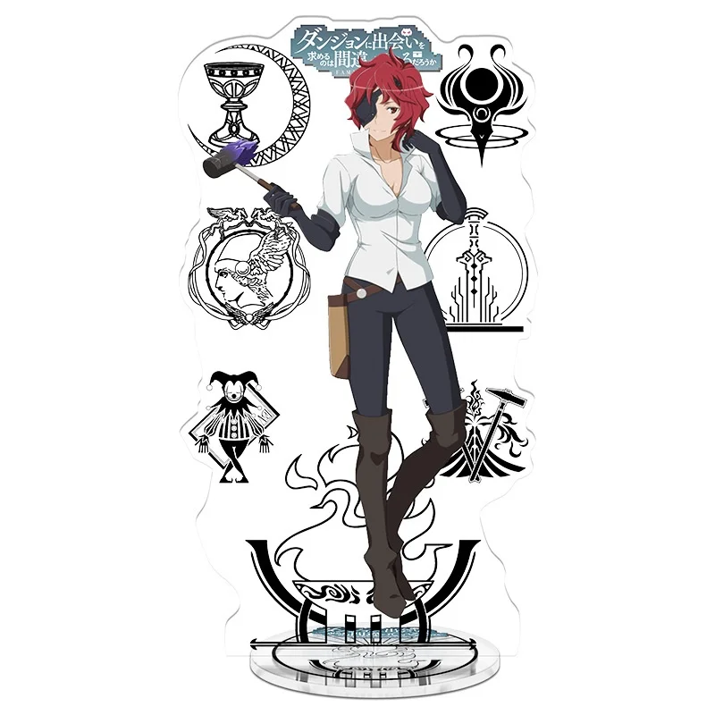 Is It Wrong to Try to Pick Up Girls in a Dungeon? Acrylic Stand Figure Bedroom Decoration  Fans Gifts Keychains