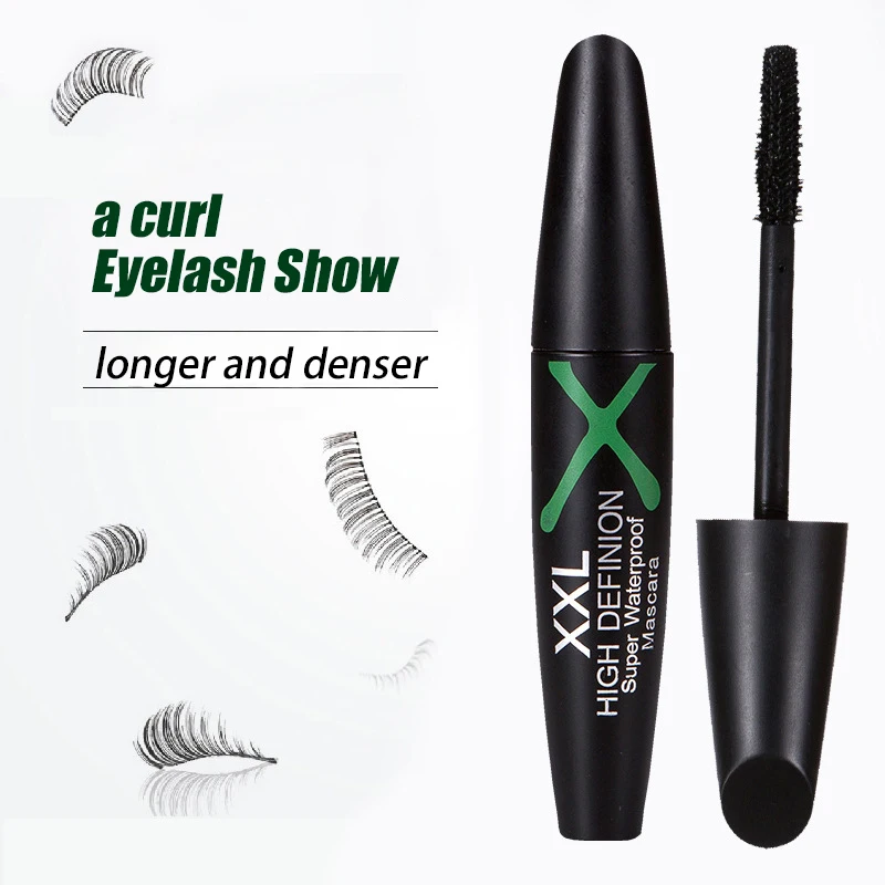 1 pcs 4D Silk Fiber Eyelash Lengthening Mascara Waterproof Long Lasting Eyelashes Black Eyelash Extension Makeup 3D Mascara Cos