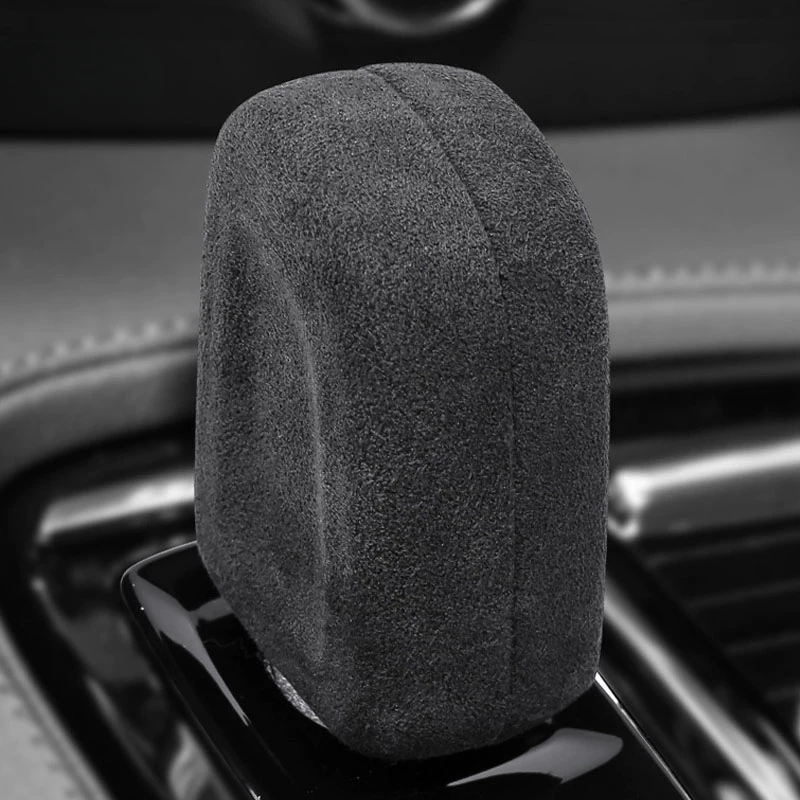 

Italy Suede Wrap Car Gear Shift Knob Cover Trim Sticker For Volvo XC90 XC60 XC40 S60 V60 V90 2018-2024 Auto Interior Accessories