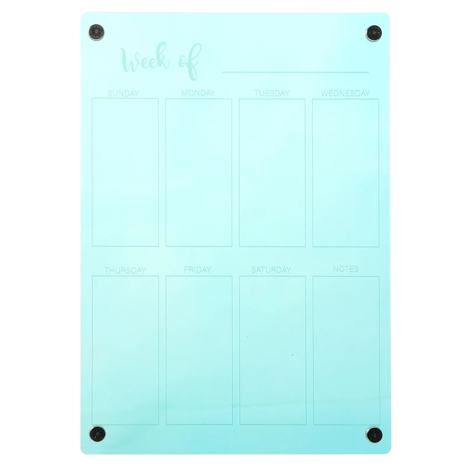 لوح مسح جاف لسطح المكتب من الأكريليك، لوحة طاولة مخططة للمذكرات المغناطيسية، جدول قائمة المهام، لوحات مسح جافة صغيرة للتخطيط اليومي #5