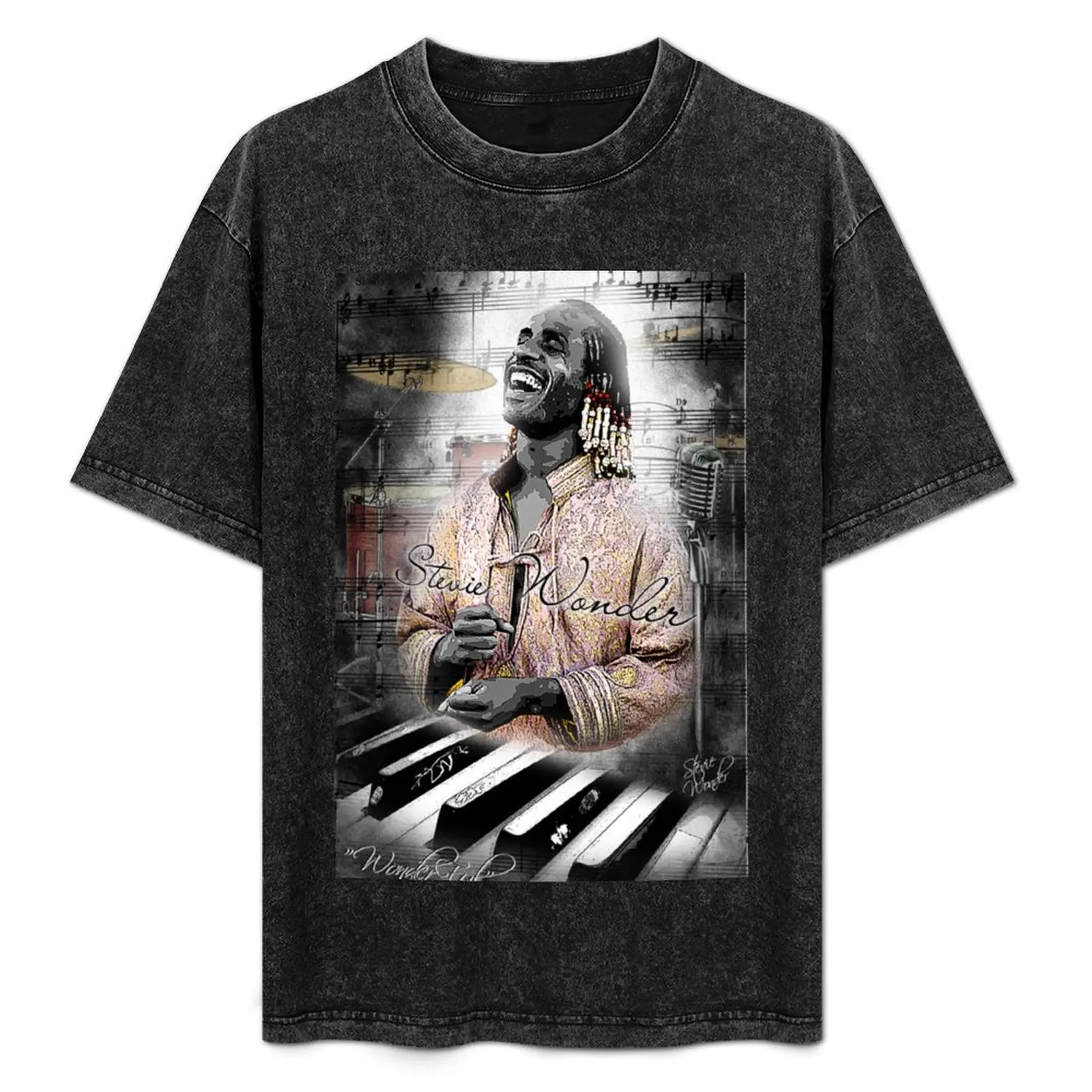 

Stevie Wonder T-Shirt Performance Workout Short Sleeve Tee