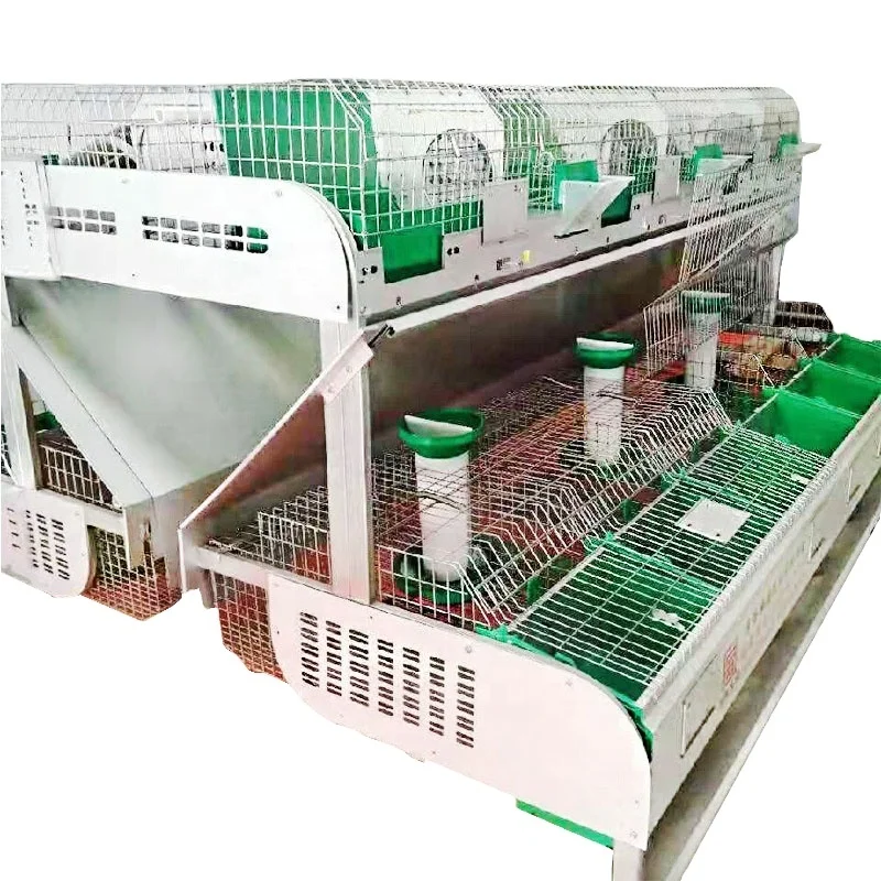 Hot selling high quality customized hot dip galvanized material 3 layer 4 layer rabbit cage