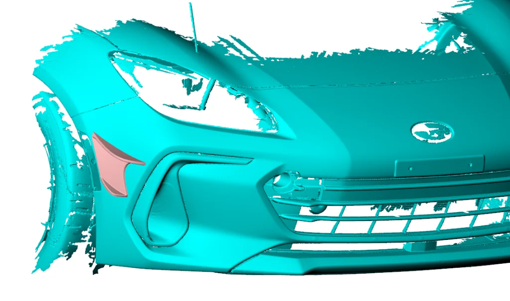 مناسبة لزعانف المصد الأمامي من ألياف الكربون JCSPORTLINE لسوبارو BRZ Toyota GR86 ZN8/ZD8