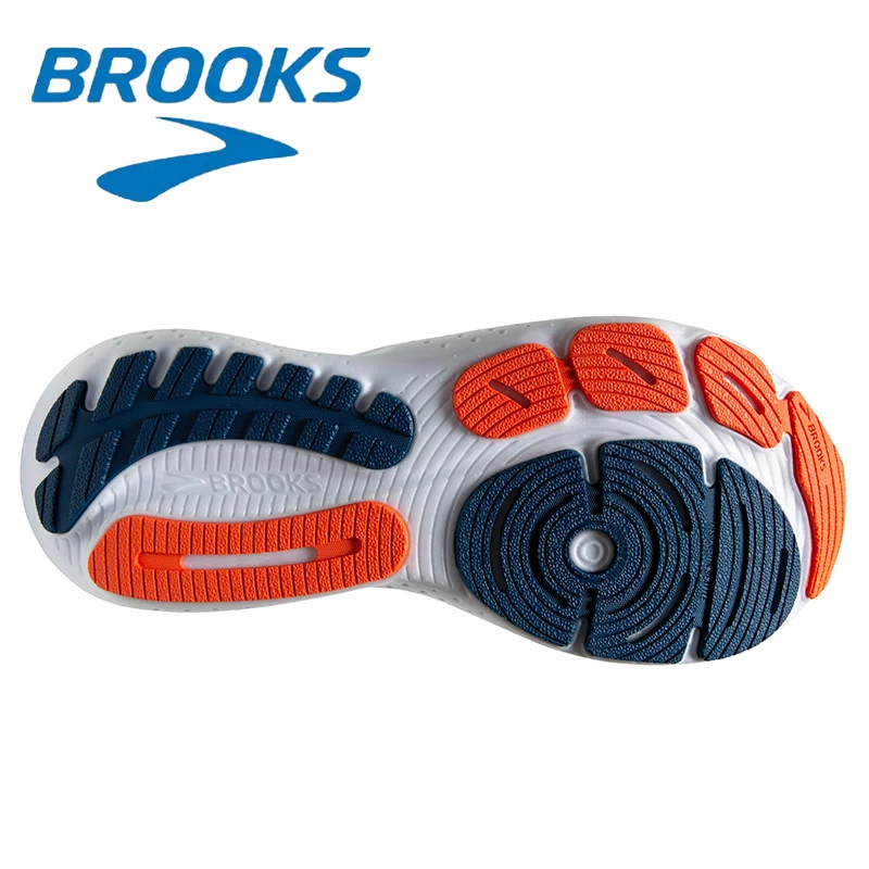 Brooks Glycerin 21 Dark Blue Fashion Men's Running Shoes Mesh Lightweight Breathable Casual Sports Shoes Men Shoes image 6