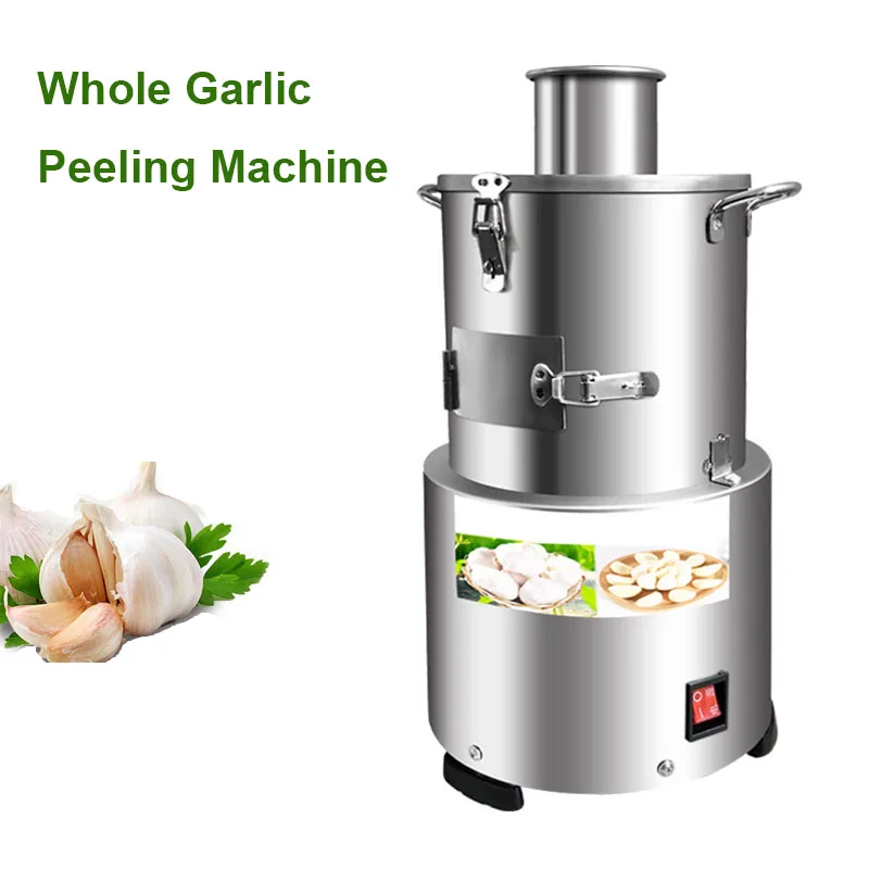 Stainless Steel Commercial Whole Garlic Peeling Machine Suitable For Self Use In Hotel Barbecue Shops Automatic Garlic Peeler