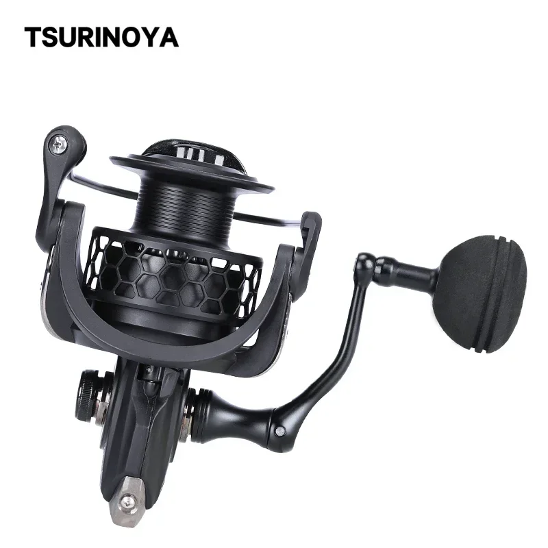 TSURINOYA Spinning Fishing Reel NA 2000 3000 4000 5000 9BB High-speed Ratio 5.2:1 Light Weight Stream Tout Bass Spinning Wheel