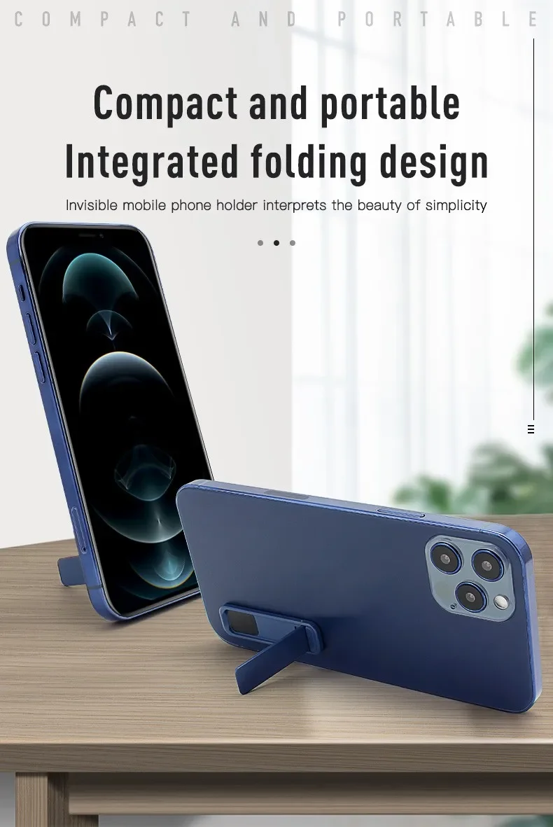 Bunter Metallhalter für Mobiltelefone, Streifenform, Aufkleber auf der Rückseite, einfache tragbare Handyhalterung für iPhone 16, 15, 14, Xiaomi – Detail 1