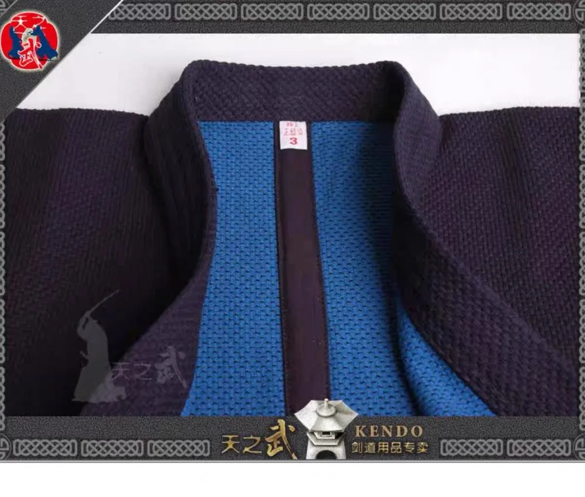 Top Quality 100% Cotton with HiDriTex natural Navy Blue Double Layer Kendo Aikido Iaido Gi Martial Arts Uniforms comfortable