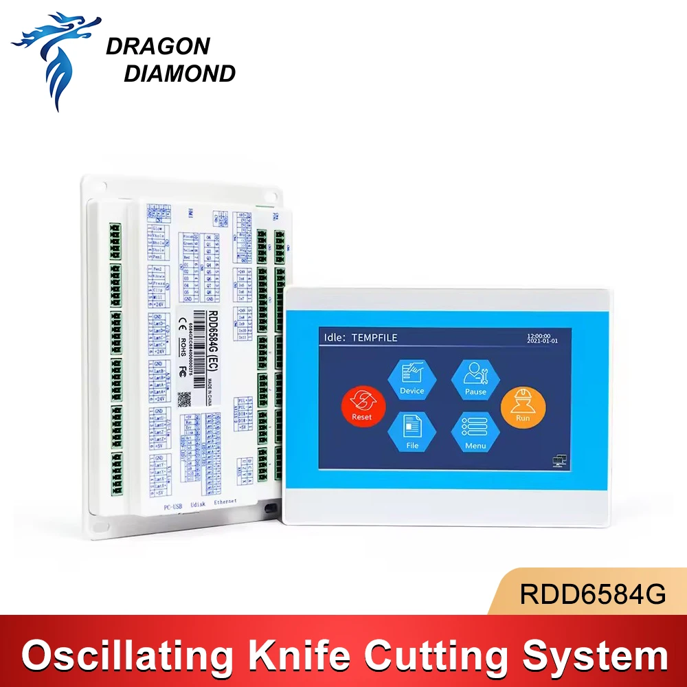 

Ruida RDD6584G Oscillating Knife Cutting System for CNC Machine For Co2 Laser Engraving Cutting Machine