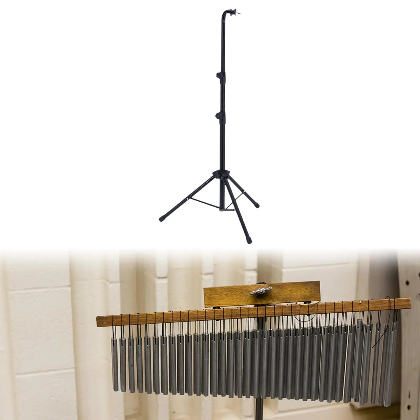 Chimes Stand Accessories Single Row Musical Chimes Percussion Height Adjustable Stand Musical Chimes Instruments for Percussion