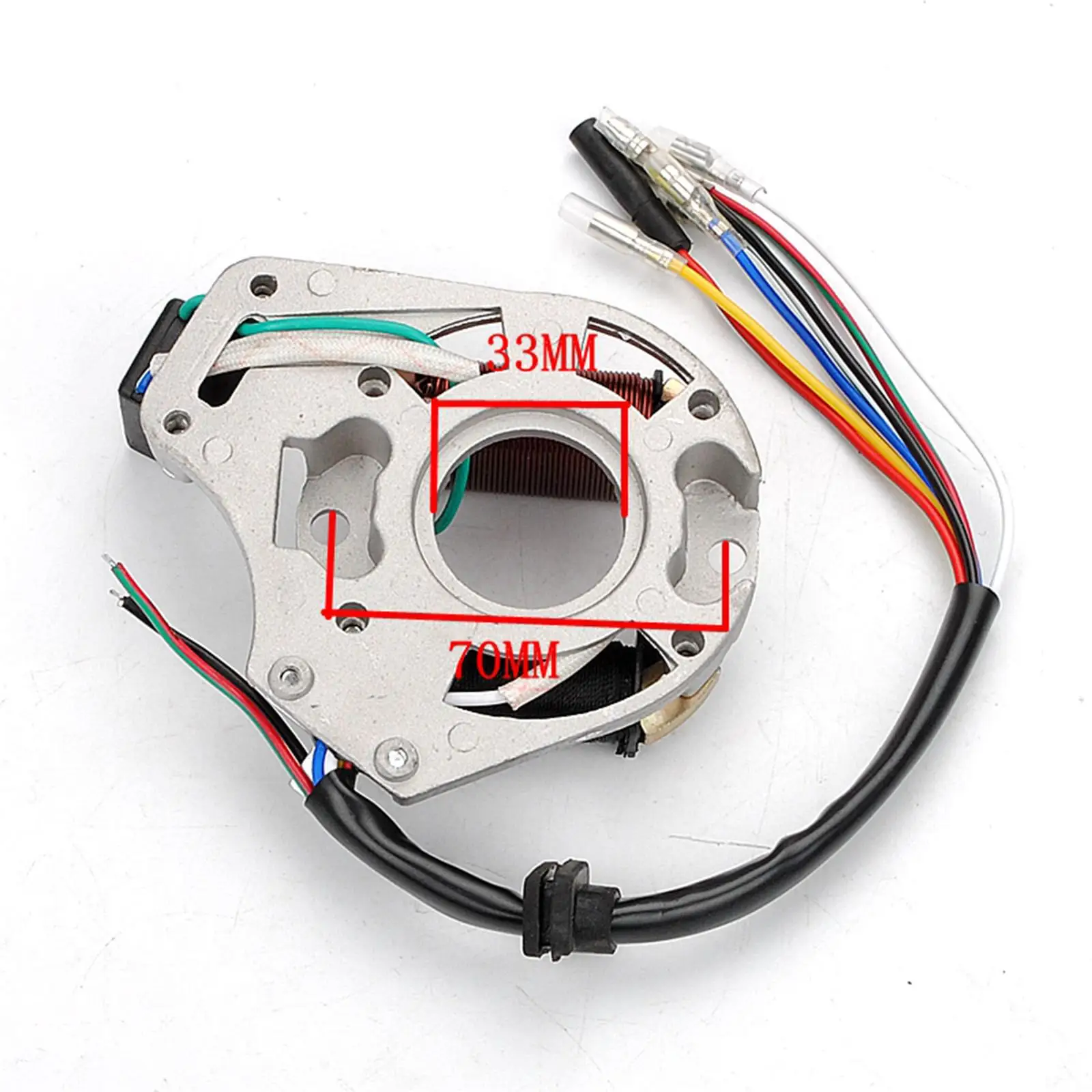 

Replacement 2 Coil Magneto Stator Ignition Plate for Kazuma Quad ATV DY100 H100 LX100 Bike