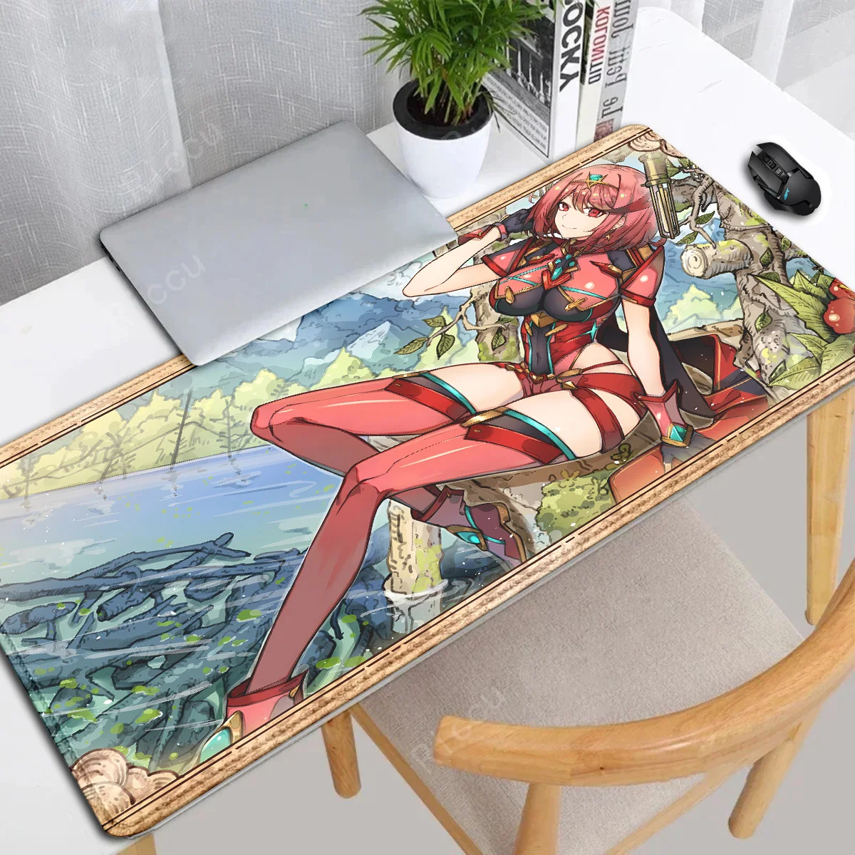 Large Mouse Pad Xenoblade Chronicles Gaming mouse pad Computer Office Accessories Mouse Mats Bottom Anti slip Keyboard mousepad