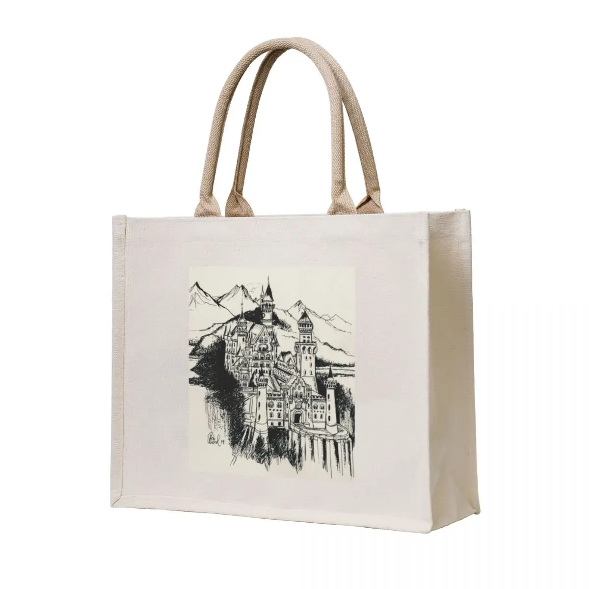 

Neuschwanstein Castle, Bavaria, Germany. Tote Bag Canvas stote bag canvas tote bag Shopping bags