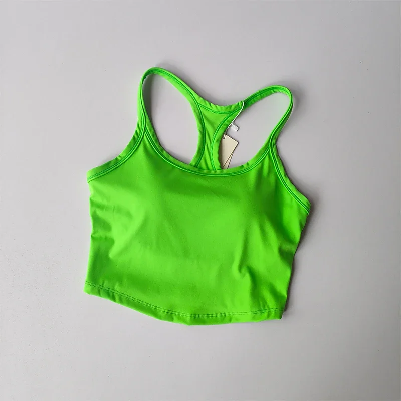 Integrated Back Yoga Underwear Female Professional Pilates Training Sports Bra Running Fitness Camisole Vest