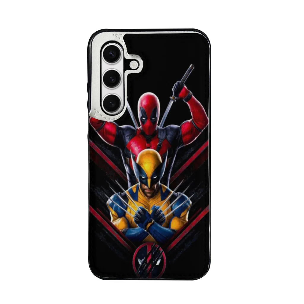 

Samsung S24 Series Clamshell Phone Case,Galaxy S24,Galaxy S24 Plus,Galaxy S24 Ultra Dead Pool and Wolverine teaming up