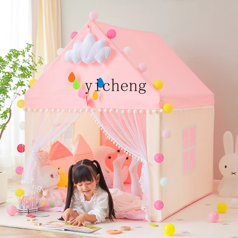 Xl Kinder zelt Indoor Mädchen Prinzessin Schloss Baby nach Hause kleines Haus Spielzeug haus