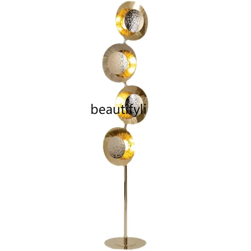 

Post-Modern Light Luxury Living Room Bedroom American Minimalist Creative Model House Sales Department Hardware Floor Lamp